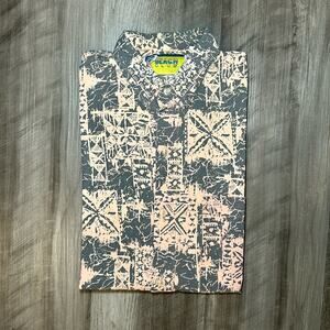 Beach Club Vintage 90s Short Sleeve Button Down - Small